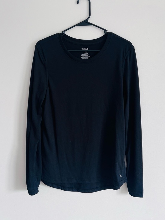 Danskin Tops - Danskin Black Long Sleeve Crew Neck Tee